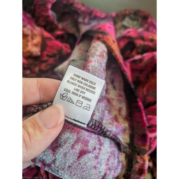 Coco Bianco Burnout Velvet Top Off Shoulder Gathered Sleeve Peasant Boho Medium - Picture 7 of 10